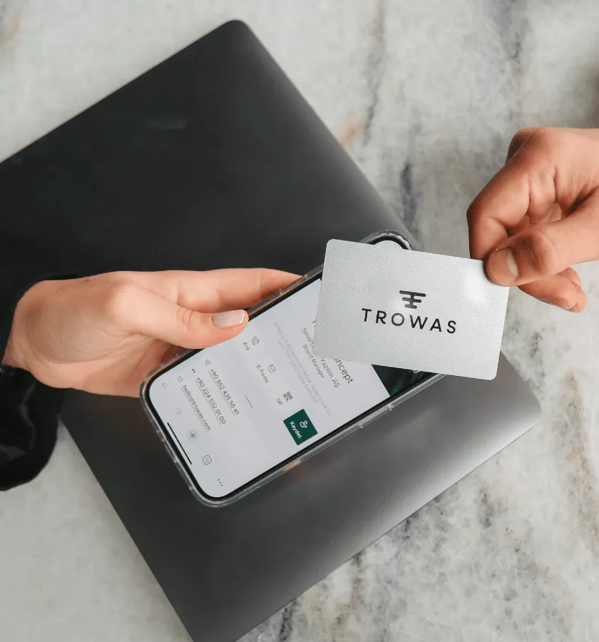 creating digital businesscard